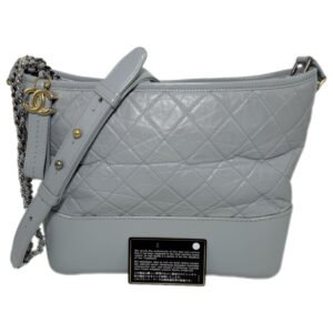 Chanel Gabrielle Medium 99% New BABY Blue Crossbody bag 25 Series Calfskin