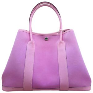 Hermès Garden Party 36 99% New Rose Lipstick Handbag Z Stamp Canvas