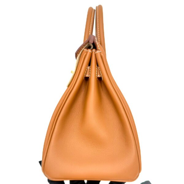 Hermès Birkin 25 99% New Golden Brown Handbag U Stamp SW - Image 3
