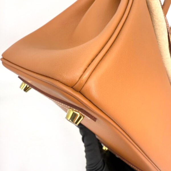 Hermès Birkin 25 99% New Golden Brown Handbag U Stamp SW - Image 9