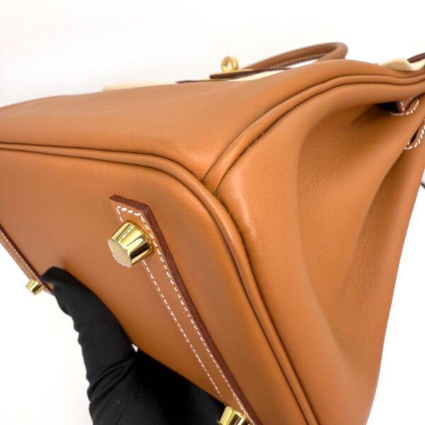 Hermès Birkin 25 99% New Golden Brown Handbag U Stamp SW - Image 8