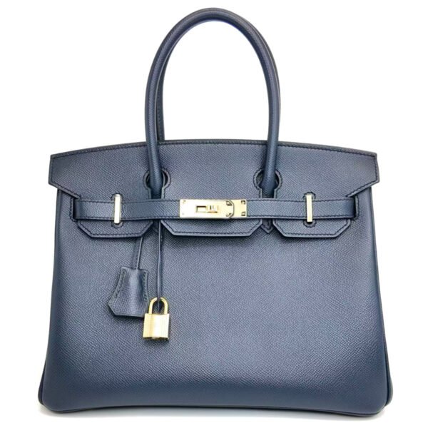 Hermès Birkin30 99% New Midnight Blue Handbag A Stamp EP