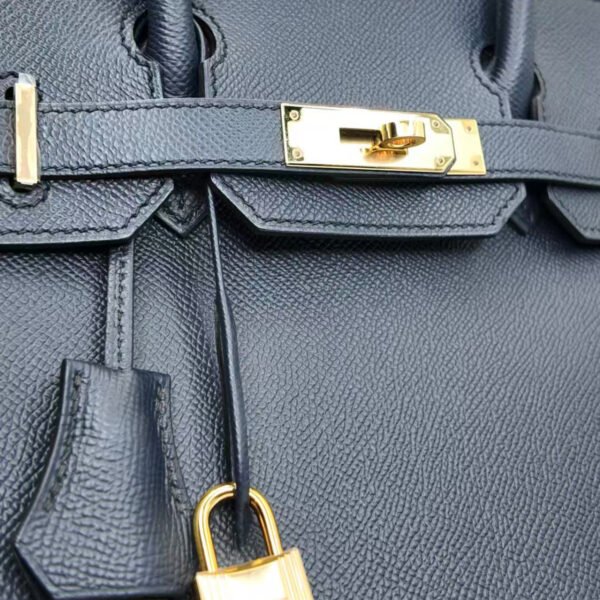 Hermès Birkin30 99% New Midnight Blue Handbag A Stamp EP - Image 4