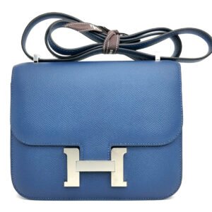 Hermès Constance 24 99% NEW Bleu du Nord Crossbody bag D Stamp EV