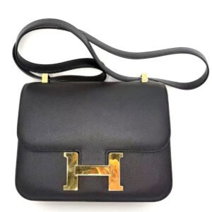 Hermès Constance 24 99% New Black Crossbody Bag C Stamp EP