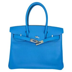 Hermès Birkin 30 99% NEW Bleu Zanzibar Handbag A Stamp EP