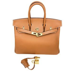 Hermès Birkin 25 99% New Golden Brown Handbag U Stamp SW