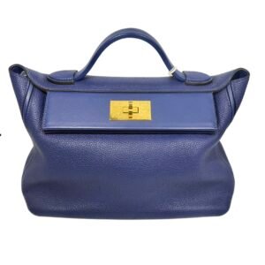 Hermès 24/24 Bag Small 99% New Royal Blue Handbag D Stamp TOGO