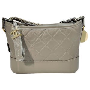 Chanel Gabrielle Small 99% New Gray Crossbody bag 28 Series Calfskin
