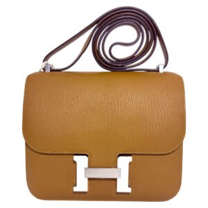 Hermès Constance 19 99% New Kraft Beige Crossbody bag Z Stamp Chevre Leather