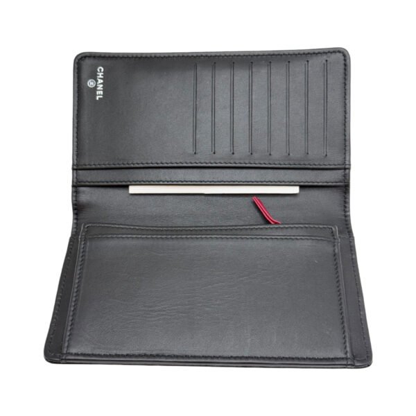 CHANEL Long Wallet 99% New Black with Gold Hardware 25 Series Calfskin Leather - Image 10