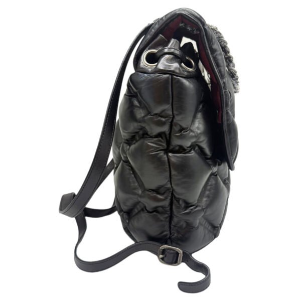 Chanel Coco Neige Puffy Small 99% New Black Backpack 23 Series Lambskin Leather - Image 4