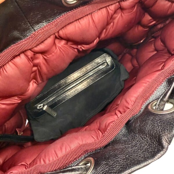 Chanel Coco Neige Puffy Small 99% New Black Backpack 23 Series Lambskin Leather - Image 11