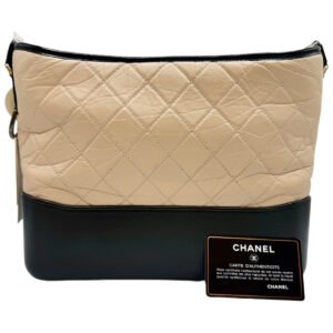 Chanel Gabrielle Large 99% New Beige Crossbody bag 25 Series Calfskin
