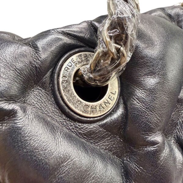 Chanel Coco Neige Puffy Small 99% New Black Backpack 23 Series Lambskin Leather - Image 12