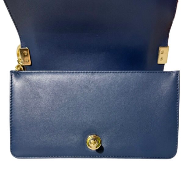 Chanel Le Boy Small 99% New Blue Crossbody Bag 25 Series Python Leather - 影像 9