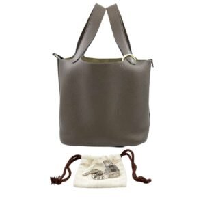 Hermès Picotin Lock 18 99% New Tin Grey Handbag A Stamp TC