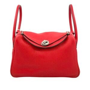 Hermès Lindy 30 99% New Rouge Flag Handbag D Stamp EP