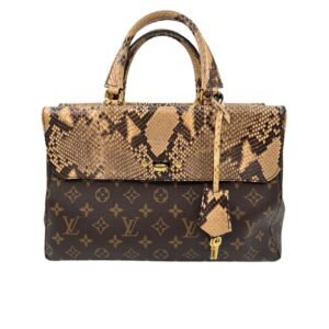 Louis Vuitton Messenger Bag 33CM 99% New Monogram Handbag 2016 Snakeskin
