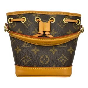 Louis Vuitton Nano Noé Monogram Canvas Brown Bucket Bag